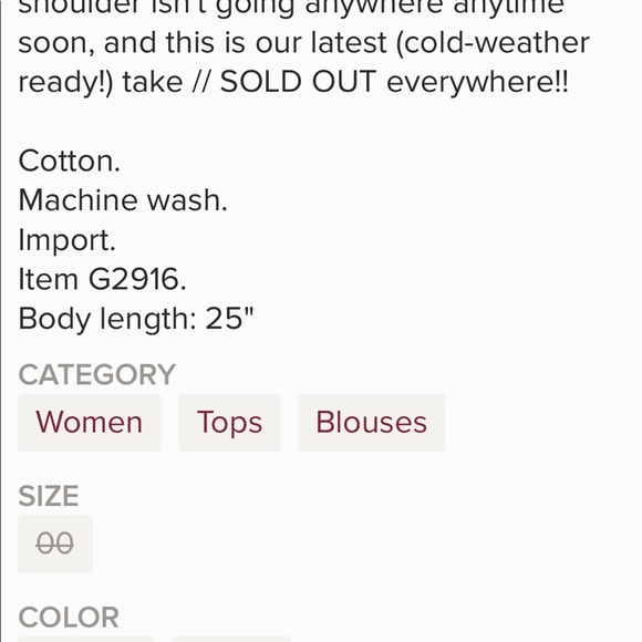 J crew off the shoulder top - Picture 5 of 5